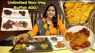 Unlimited NonVeg Buffet Rose Water Anna Nagar  Food review  akila kannan vlogs [upl. by Yrram767]