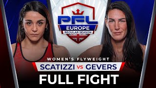 Valentina Scatizzi vs Lizzy Gevers  PFL Newcastle [upl. by Mchugh178]