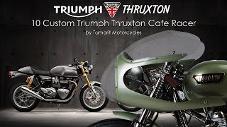 Top 10 Triumph Thruxton Cafe Racer [upl. by Stasny]