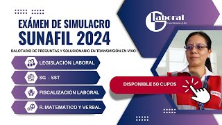 SIMULACRO DE EXAMEN SUNAFIL 2024 [upl. by Sivaj]