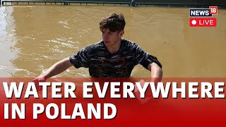 Poland Flood 2024 LIVE News  Scene at Swollen Oder River in Wroclaw Poland  Europe Flood  N18G [upl. by Anaile]