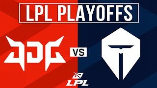 JDG vs TES Highlights ALL GAMES  LPL 2024 Spring Playoffs UB R1  JD Gaming vs TOP Esports [upl. by Filler]