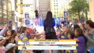 Miranda Cosgrove  Kissin U Live on Today Show [upl. by Anaihk174]