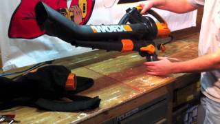 WORX TriVac BlowerMulcherVaccum  Review [upl. by Lenssen]