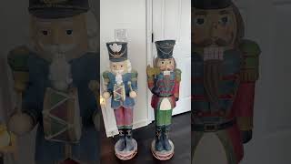 Blackout Nutcrackers A Bold Twist on Holiday Decor christmas christmasdecorations diy [upl. by Kwok]