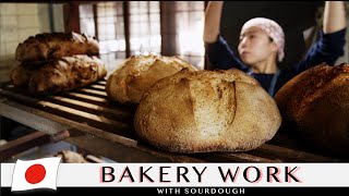 A Woman runs a bakery deep in the mountains  wood fired oven  Sourdough bread making in Japan [upl. by Yannodrahc152]