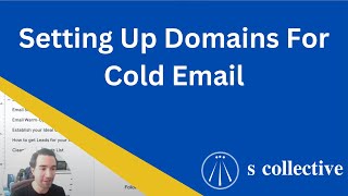 Setting Up Domains For Cold Email [upl. by Danika]