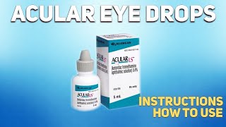 Acular eye drops how to use Mechanism of action Uses Dosage Side Effects [upl. by Blain]