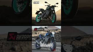 New Yamaha MT09🔥STOCK vs AFTERMARKET  EXHAUST NOTE [upl. by Acassej294]