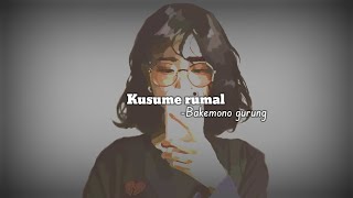 Kusume Rumal Karaoke कुसुमे रुमाल with lyrics [upl. by Ahselet]