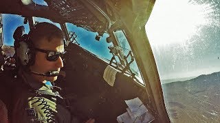 C17 Globemaster III LowAltitude Flyovers  Cockpit View Veterans Day 2016 [upl. by Ivan]