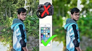 Make Mobile Photo Like DSLR  Background Blur Tutorial In Hindi  Dslr Blur Editing [upl. by Astrahan]