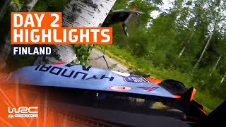 Day 2 Highlights  WRC Secto Rally Finland 2023 [upl. by Carrew]