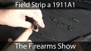 Field Stripping a 1911A1 [upl. by Nareht]