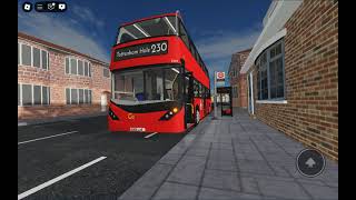 Roblox  GAL Ee69 On Bus Route 230 Spot [upl. by Silliw]