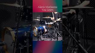 Alanis Morissette  You Learn 【Drum Cover】TAMA ClubJAM Suitcase Soundcheck shorts drums [upl. by Selinski]