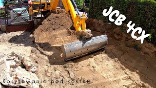 Korytowanie pod kostkę brukową KAMAL SZLACHETNA K  28 JCB 4CX ECO [upl. by Nived]