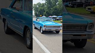 1966 Chevrolet Nova SS Classic Car Drive By Engine Sound Cruisin Hines 2024 [upl. by Fagin]