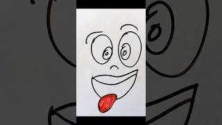 Funny Drawing ideasDrawing of funny faceEasy funny Face DrawingDRAW Funny FACE [upl. by Ruthann]