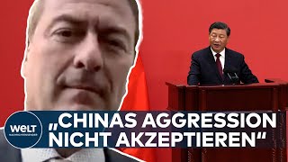 DEUTSCHE ABGEORDNETE AUF TAIWAN Kanzler soll Menschenrechtsverletzung in China ansprechen  WELT [upl. by Ajnotal]