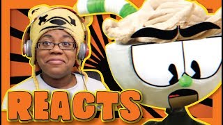 JACKSEPTICEYE PUPPET PALS by Jacksepticeye  Cuphead Animation Reaction [upl. by Serica]