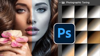 SECRET Photoshop Photographic Toning Instantly color grade photos [upl. by Htrap]