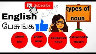 Parts of speechTypes of Noun with examplesEnglish GrammarBasic English [upl. by Craw]