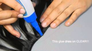 How to GLUE amp STOP Hair Extensions from SHEDDING [upl. by Veradi271]