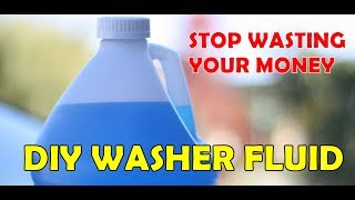 DIY Homemade Windsheild Washer Fluid  EASY amp CHEAP Van life [upl. by Nylaj]