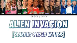 Alien Invasion By ZOMBIES 3 Colour Coded Lyrics [upl. by Ahsien652]