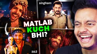 17  WTF moments in Bhool Bhulaiyaa 3 amp Singham again [upl. by Alihs775]