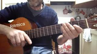 Bocca di Rosa TUTORIAL F De André Chitarra Stizzo [upl. by Ytinirt472]