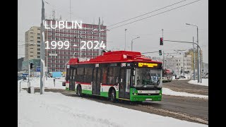 Lubelskie trolejbusy od 1999 do 2024 25 lat [upl. by Asilrac]