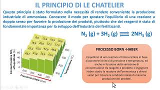 IL PRINCIPIO DI LE CHATELIER [upl. by Hickie]