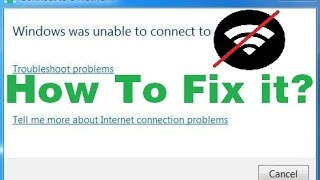 Fix “Windows was Unable to Connect to the Selected Network”  Step By Step  WiFi is Not Connecting [upl. by Joye]