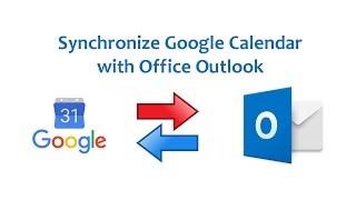 How to Synchronize Google Calendar with Outlook 365 2016 2013 2010 and 2007 [upl. by Cutlor]