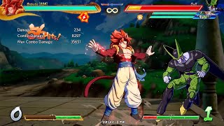 DBFZ SSJ4 Gogeta Solo TOD Combo [upl. by Uhsoj]