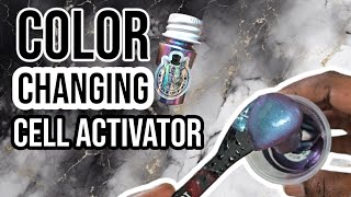 NEW Color Changing CELL ACTIVATOR Experiment  What Works and What Doesnt  Fluid Art [upl. by Nehgem]