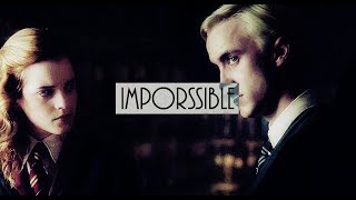 draco hermione  Impossible [upl. by Nwahsyd]