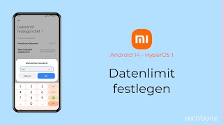 Datenlimit festlegen  Xiaomi Android 14  HyperOS 1 [upl. by Aldora763]