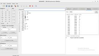 8 BIT DATA SUBTRACTION USING GNUsim8085 [upl. by Lavud429]