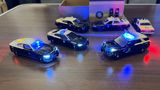 Greenlight FHP 164 Ford Police interceptor with working LED lights [upl. by Dnomyar894]