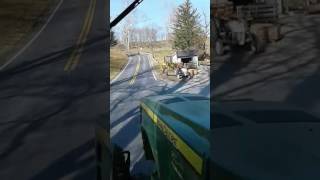 Rohrer Dairy Farms 2017 hauling manure [upl. by Aihsar435]