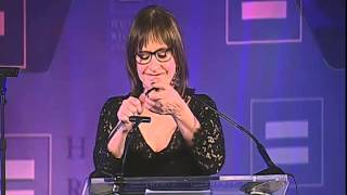 Patti LuPone receives the Ally for Equality Award [upl. by Cogen]