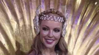 Kylie Minogue at Madame Tussauds Sydney [upl. by Eirlav]