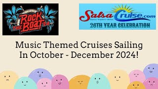 Music Themed Cruises Through the End of 2024  Is One of Your Favorites On This List [upl. by Eisserc]