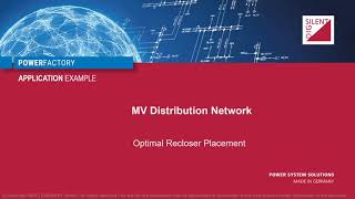 PowerFactory  MV Distribution Network – Optimal Recloser Placement [upl. by Ambert838]