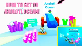 HOW to get to AXOLOTL OCEAN Pet Sim X Roblox [upl. by Tigges]