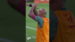 FELIPE MELO FICOU NA BRONCA COM A ARBITRAGEM  FLUMINENSE X GRÊMIO  shorts  geglobo [upl. by Azilem]