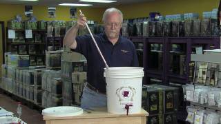 Winemaking Lesson 12  Starting the primary fermentation [upl. by Day]